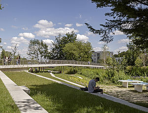 Le jardin argenté, lieu de vie participant au rayonnement de l’École centrale