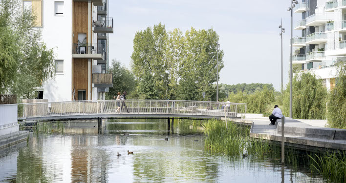 Bordeaux-Lac, écoquartier du Ginko. © Jean-François Tremege.