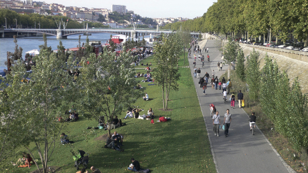 Les berges de Lyon