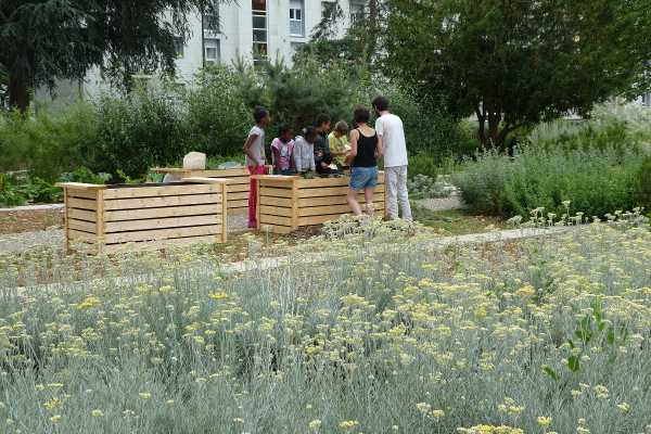 Dans le quartier sensible de Saint-Cyprien à Poitiers (86), les zones autrefois délaissées ont été ravivées grâce au végétal, favorisant les liens sociaux entre habitants.