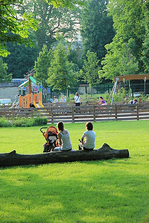 Le parc de Gisors (27). © VALHOR