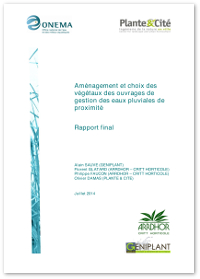 Aménagement et choix des végétaux des ouvrages de gestion des eaux pluviales de proximité